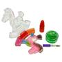 Imagem de Kit Maquiagem Infantil Discoteen - Batom, Pincel e Glitter