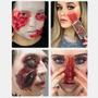 Imagem de Kit Maquiagem Pro Fake Scar Halloween Machucado Sangue Falso