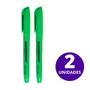 Imagem de Kit Marca Texto Cor Verde Neon Com 2 Unidades Masterprint Grifa Destaca