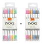 Imagem de Kit Marcador Brw Dual Brush  6 Cores Básicas  + 6 Cores Neon
