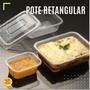 Imagem de Kit Marmita Salada Plástico Pote Descartável 20un Freezer 200ml