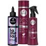 Imagem de Kit Máscara Líquida Lamelar + Fluído 120ml + Shampoo Pós Progressiva 300ml Haskell