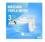 Imagem de Kit Mascara Medix Tripla Com Elástico e Filtro 2/caixas 50un