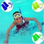 Imagem de Kit Máscara Mergulho Snorkel Nadadeiras E Respirador A68