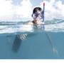 Imagem de Kit Máscara Mergulho Snorkel Nadadeiras e respirador Hoje