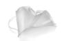 Imagem de Kit Máscara Tecido com TNT Reutilizável Lavável 10 Unidades Branca