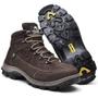 Imagem de Kit Masculino Bota Couro Adventure + Relógio Analógico