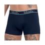 Imagem de Kit Mash 2 Cuecas Boxer Cotton 110.42 Azul/Cinza