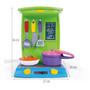 Imagem de Kit Master Para Cozinha Com 7 Acessórios Brinquedo Infantil Poliplac