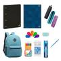 Imagem de Kit Material Escolar Aluno Colorido 26 Itens com Mochila