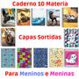 Imagem de Kit Material Escolar Ensino Medio Faculdade Caderno Caneta Lista Escolar Completa