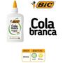 Imagem de Kit Material Escolar Infantil Bic Lápis de Cor Canetas Cola