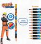 Imagem de Kit Material Escolar Livrinho Para Colorir Naruto Lápis de Gráfite HB Lápis De Cor Apontador Borracha E Carimbo Tris