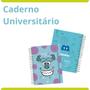 Imagem de Kit Material Escolar Monstros S.A Disney Estojo e Caderno Smart Universitário Folhas Reposicionáveis