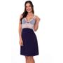 Imagem de KIT Maternidade Camisola Amamentar Longa com Robe + Camisola Gestante Estilo Sedutor - V219