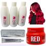 Imagem de Kit Matizador Red 250g + Coloração E Ox 90ml