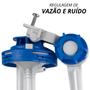 Imagem de Kit Mecanismo Reparo Completo Universal Acionamento Superior C/ Boia Acoplada Caixa Descarga  Valeplast