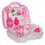 Imagem de Kit Médico Brinquedo Infantil Meninas Doutor c/ Acessórios Luz Som