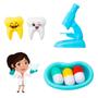 Imagem de Kit Médico Dentista Mini Doutor Infantil Educativo 22 Peças