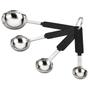 Imagem de Kit Medidor Confeiteiro Colheres Inox Onix 4Pç Medida Colher