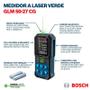 Imagem de Kit Medidor Distância à Laser com Linhas Verdes 50-27CG e Bateria 1 Ah 3,7V USB-C BOSCH