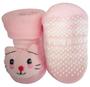 Imagem de Kit meia com bichinho antiderrapante Plin Baby - Gatinha+Panda rosa