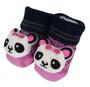Imagem de Kit meia com bichinho antiderrapante Plin Baby - Gatinha+Panda rosa