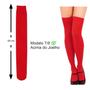 Imagem de Kit Meia Longa 7/8 Fantasia Natal Duende Cosplay Halloween Carnaval - 2 Pares Diferentes Combinação