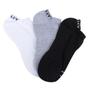 Kit Meia Oakley Bark Low Quarter kit com 3 Unissex - Branco e Preto Imagem de Kit Meia Oakley Bark Low Quarter kit com 3 Unissex - Branco e Preto