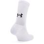 Imagem de Kit Meia Under Armour Cano Longo Core Cotton Crew 3 Pares - Branco