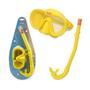 Imagem de Kit Mergulho Piscina Mar Máscara com Snorkel Respirador Aquaflow Play Intex