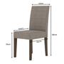 Imagem de Kit Mesa de Jantar Helo Com Vidro 120x90 com 4 Cadeiras Josi