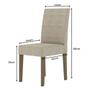 Imagem de Kit Mesa de Jantar Helo Sem Vidro 120x90 com 4 Cadeiras Josi