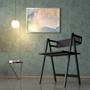 Imagem de Kit Mesa de Jantar Preta 120cm + 4 Cadeiras Industriais Pretas