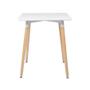 Imagem de KIT - Mesa de jantar retangular Eames 60 x 120 cm branco + 2 cadeiras Eiffel DSW