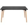 Imagem de KIT - Mesa de jantar retangular Eames 80 x 140 cm preto + 4 cadeiras Eiffel DSW