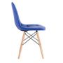 Imagem de KIT - Mesa Eames Eiffel 90 cm + 4 cadeiras estofadas Botonê