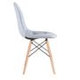 Imagem de KIT - Mesa Eames Eiffel 90 cm + 4 cadeiras estofadas Botonê