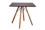 Imagem de Kit Mesa Eiffel Preta Quadrada 80Cm + 04 Cadeiras Eiffel