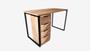 Imagem de Kit Mesa Industrial C Gaveteiro 04 Gavetas Imperdivel - Estilo e Funcionalidade para Seu Espaço  AJLstore