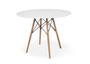 Imagem de kit Mesa Jantar Eiffel 90cm Branca + 4 Cadeiras Charles Eames - Branca