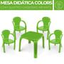 Imagem de Kit Mesa Mesinha Com 4 Cadeiras Brinquedo Infantil Educativo