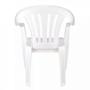 Imagem de Kit Mesa Quadrada Bela Vista + 4 Cadeiras em Plastico Branca  Mor 