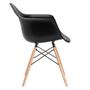 Imagem de KIT - Mesa redonda Eames 100 cm branco + 3 cadeiras Eiffel DAW