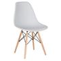 Imagem de KIT - Mesa redonda Eames 100 cm branco + 6 cadeiras Eiffel DSW