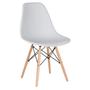 Imagem de KIT - Mesa redonda Eames 100 cm preto + 4 cadeiras Eiffel DSW