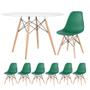 Imagem de KIT - Mesa redonda Eames 120 cm + 6 cadeiras Eiffel DSW