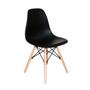 Imagem de Kit - Mesa Redonda Eames 120 Cm Branco + 6 Cadeiras Eiffel Dsw Preto