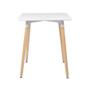 Imagem de KIT - Mesa retangular Eames 60 x 120 cm branco + 4 cadeiras Eiffel DSW