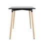 Imagem de KIT - Mesa retangular Eames 60 x 120 cm preto + 4 cadeiras Eiffel DSW